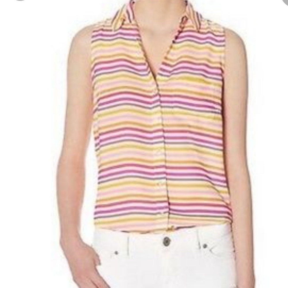 The Limited Ashton Button-Down Stripe Shirt